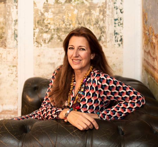 Benedetta Tagliabue, internationally acclaimed Italian architect and principal of Benedetta Tagliabue – EMBT Architects. Copyright Cesar Segarra.