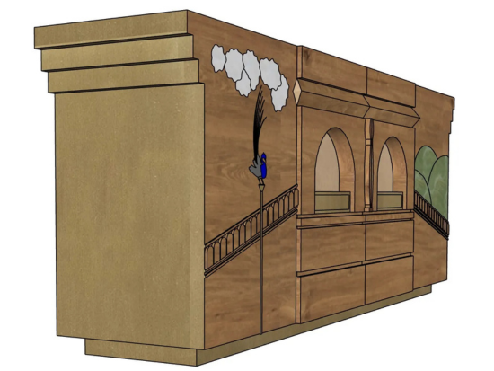 Architecture Building Furniture Sideboard Closet Cupboard Indoors Interior Design and Wood by Altelier SANYA.