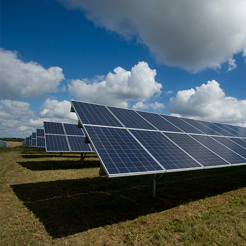 Solar Panel Farm.