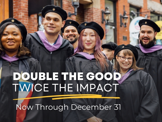 Giving Tuesday. Now through December 31.