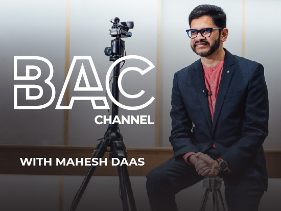 BAC Channel logo and Mahesh Daas