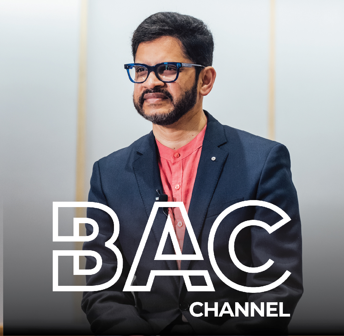 BAC Channel with Mahesh Daas Logo and image of President Daas.
