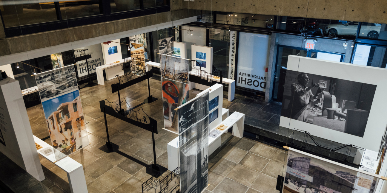 Overview of the Doshi exhibit
