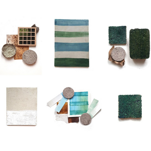 Six examples of sea materials. Courtesy of Kathryn Larsen.