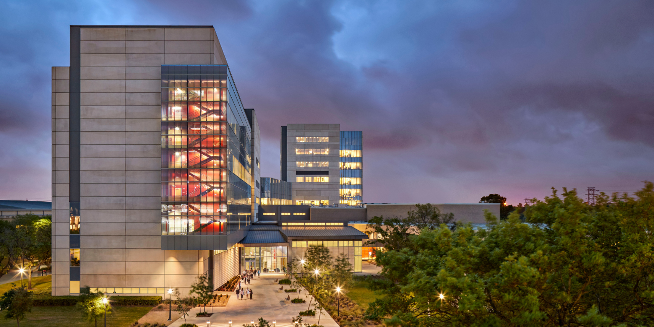 University of Houston - Health and Biomedical Sciences Building 1 in 2012, Houston, TX. Photo by Robert Benson Photography.