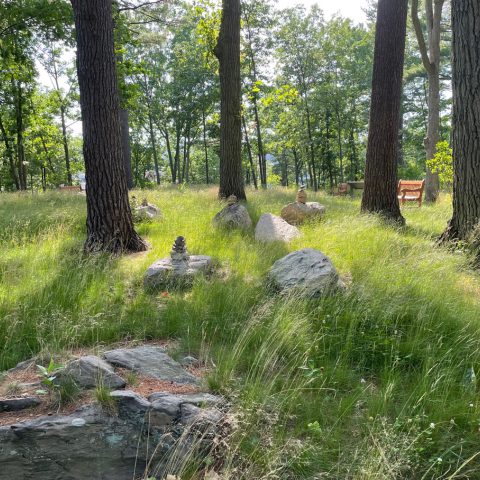 Creation of a shared and contemplative space for Boston College and the surrounding community. Photo by STIMSON.