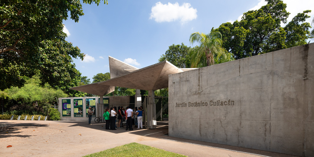 Entrance to the Culiacan Botanical Garden in Culiacan, Sinaloa. Copyright Onnis Luque.