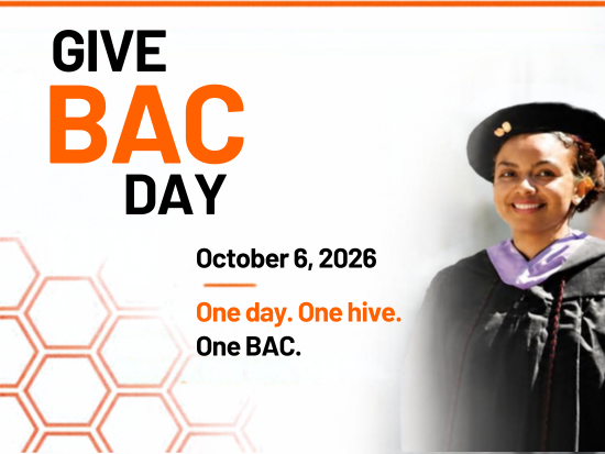 Give BAC Day. October 6, 2026. One day. One hive. One BAC.