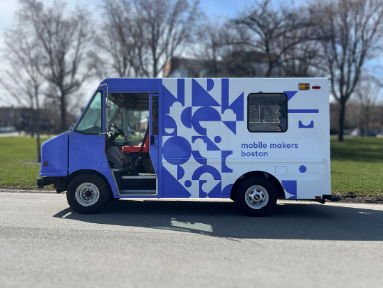 Side View of the Chicago Mobile Makers Truck