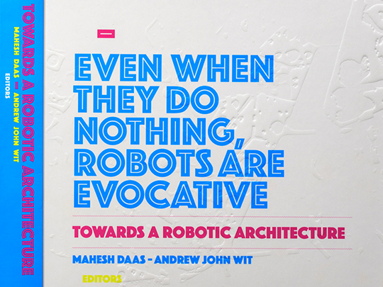 Towards a Robotic Architecture Book Cover
