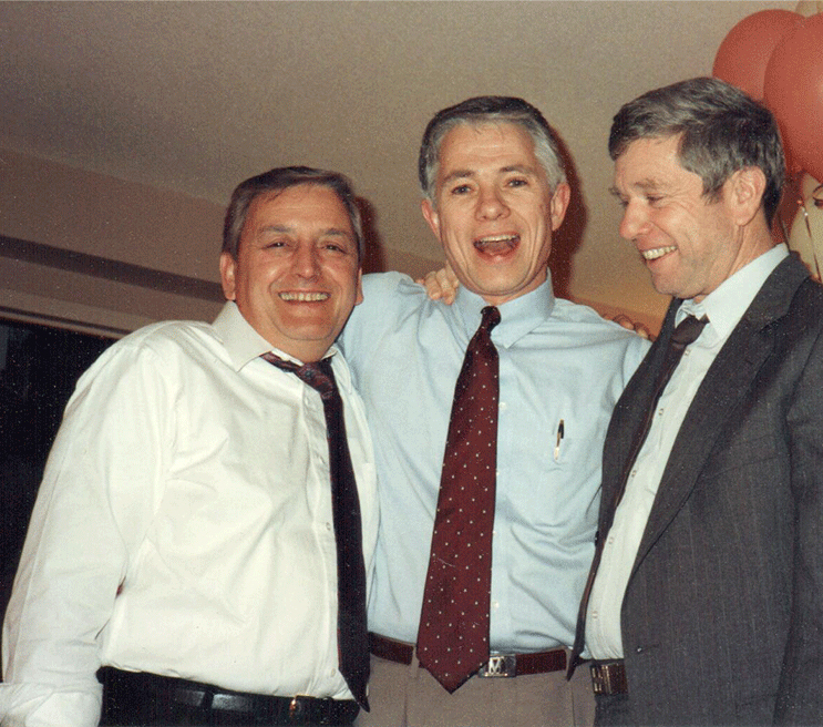 Tony, John McKevitt and Bill Kennedy (the Federal Reserve Bank project team)