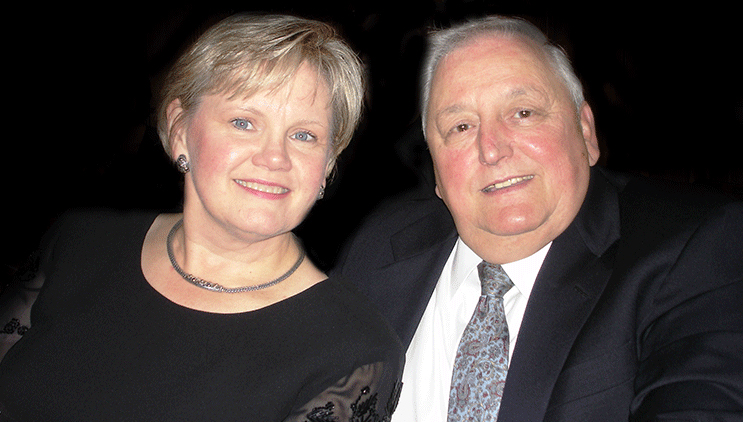 Judy Nitsch with her late husband, Tony Magliozzi, B.Arch'62.