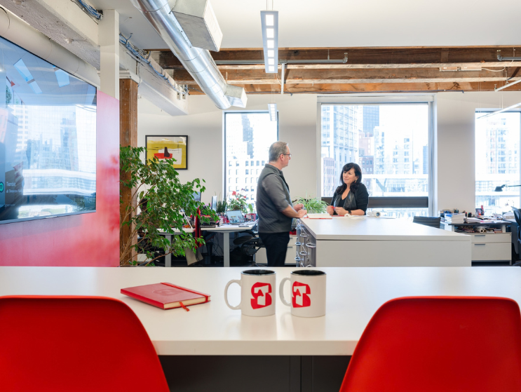 David and Felice Silverman in the STA Design office. Courtesy of STA Design. Photographer: Paige McWhorter.